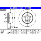 Bremsscheibe | 24.0311-0155.1