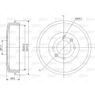 VALEO Bremstrommel 237000