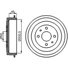 Bremstrommel | ALFA,FIAT,LANCIA | 0 986 477 109