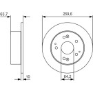 Bosch Automotive Bremsscheibe 0986479V39