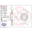 12 481 048 Bremsscheibe VA | AUDI A4,SEAT Exeo 2.0TFSI 04 | 09.A598.11