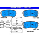 Bremsbelagsatz Kia T. Cee'D/I30/Accent/Rio/Sportage 05 | 13.0460-5780.2