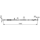 1 987 482 853 Seilzug, Feststellbremse
