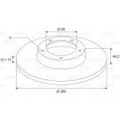 VALEO Bremsscheibe 186408