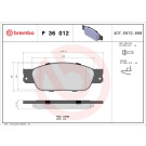 BREMBO Bremsklötze VA | JAGUAR S-Type 99 | P 36 012