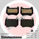 ZIMMERMANN Bremsbelagsatz, Scheibenbremse | 26443.175.1