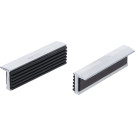 BGS Schraubstock-Schutzbacken | Aluminium | Breite 100 mm | 2-tlg | 6795