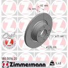 ZIMMERMANN Bremsscheibe 180.3016.20