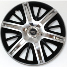 Radzierblenden Set 14 Zoll Maximus | silber/schwarz | 97208 Radzierblenden Set 14 Zoll Maximus | silber/schwarz | 97208