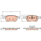 Bremsklötze | FORD Fiesta 17 | GDB2261