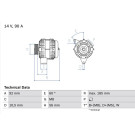 Lichtmaschine | MERCEDES,MULTICAR | 0 986 040 180