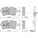 Bremsklötze HA | AUDI A4,A5,A6 09 | 822-955-0K
