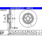 Bremsscheibe | 24.0128-0313.1
