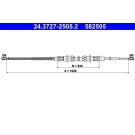 ATE Handbremsseil Seilzug Festellbremse 24.3727-2505.2