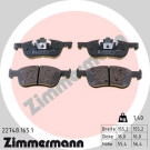 ZIMMERMANN Bremsbelagsatz, Scheibenbremse | 22748.165.1