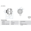 Lichtmaschine | FORD Focus | 0 986 044 701