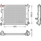 Denso | Kühler, Motorkühlung DRM43016