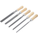 BGS Feilen-Satz | Holzheft | 150 mm | 5-tlg | 50206