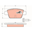 Bremsklötze HA | ALFA MiTo,FIAT Bravo,LANCIA 99 | GDB1485