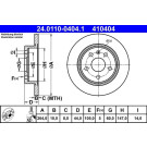 Bremsscheibe | 24.0110-0404.1