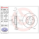 86 481 013 Bremsscheibe VA | HONDA Shuttle,CR-V,HR-V 95 | 09.6893.11
