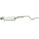 65 / Auspufftopf Mitte OPEL Astra Kat,TD 17347