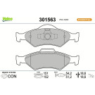 VALEO Bremsbeläge 301563