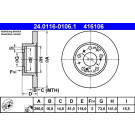 Bremsscheibe | 24.0116-0106.1