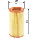 Luftfilter | CITROEN Xsara, Berlingo, ZX, Xantia | 1457433077