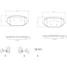 BREMBO Bremsklötze VA | CITROEN Berlingo FIAT OPEL PEUGEOT 18 | P 61 142