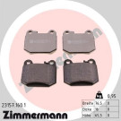 ZIMMERMANN Bremsbeläge 23157.160.1