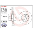 82 481 117 Bremsscheibe VA | TOYOTA Auris 07 | 09.A914.11