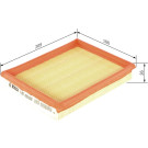 Luftfilter | OPEL,BUICK,CHEVROLET | 1457433603