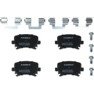 KAMOKA Bremsbelagsatz, Scheibenbremse JQ1013272