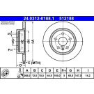 Bremsscheibe Opel T. Astra/Mokka 09- Power Disc | 24.0312-0188.1