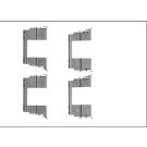 Zubehörsatz, Scheibenbremsbelag | 82540600