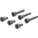 BGS Bit-Satz mit Tiefenstopp für Gipskartonplatten Antrieb Außensechskant 6,3 mm (1/4 ) Kreuzschlitz PH2 6-tlg BGS Do it yourself 50406