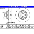 Bremsscheibe Vw T. Cc/Eos/Golf/Jetta/Passat/Tiguan 05- Power Disc | 24.0312-0169.1