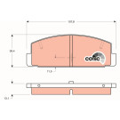 Bremsklötze HA | MAZDA 323,626,6,Premacy 94 | GDB3088