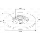 VALEO Bremsscheibe 197119