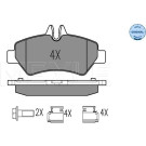 Bremsbelagsatz Db T. Sprinter 06 | 252919019