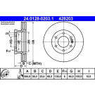 Bremsscheibe Db P.Sprinter 06 | 24.0128-0203.1