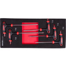 OK-01.3103 Satz Innenschskantschlüssel Mit Hex-Griff, 5-Teilig