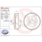 BREMBO Bremstrommel | 14.C010.10
