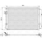 VALEO Klimaanlagenkühler 822581