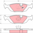 Bremsklötze HA | BMW E30,E24,E28,Z1 81 | GDB299