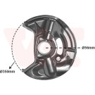 VAN WEZEL Spritzblech, Bremsscheibe | 3029371