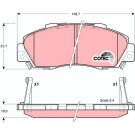 Bremsklötze VA | HONDA CR-V,HR-V,Prelude 95 | GDB3177