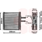 VAN WEZEL Wärmetauscher, Innenraumheizung 17006150