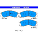 Bremsbelagsatz Mitsubishi P. Galant 97-/Outlander 03-/Pajero 94 | 13.0460-5958.2